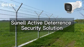 Solución de seguridad de disuasión activa de Sunell