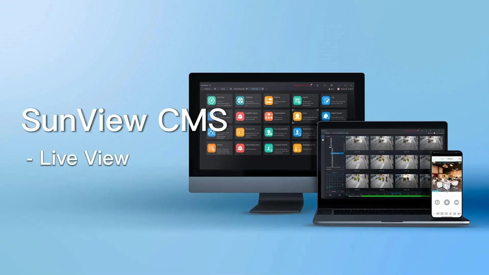 Sunell SunView CMS - Presentación de Live View