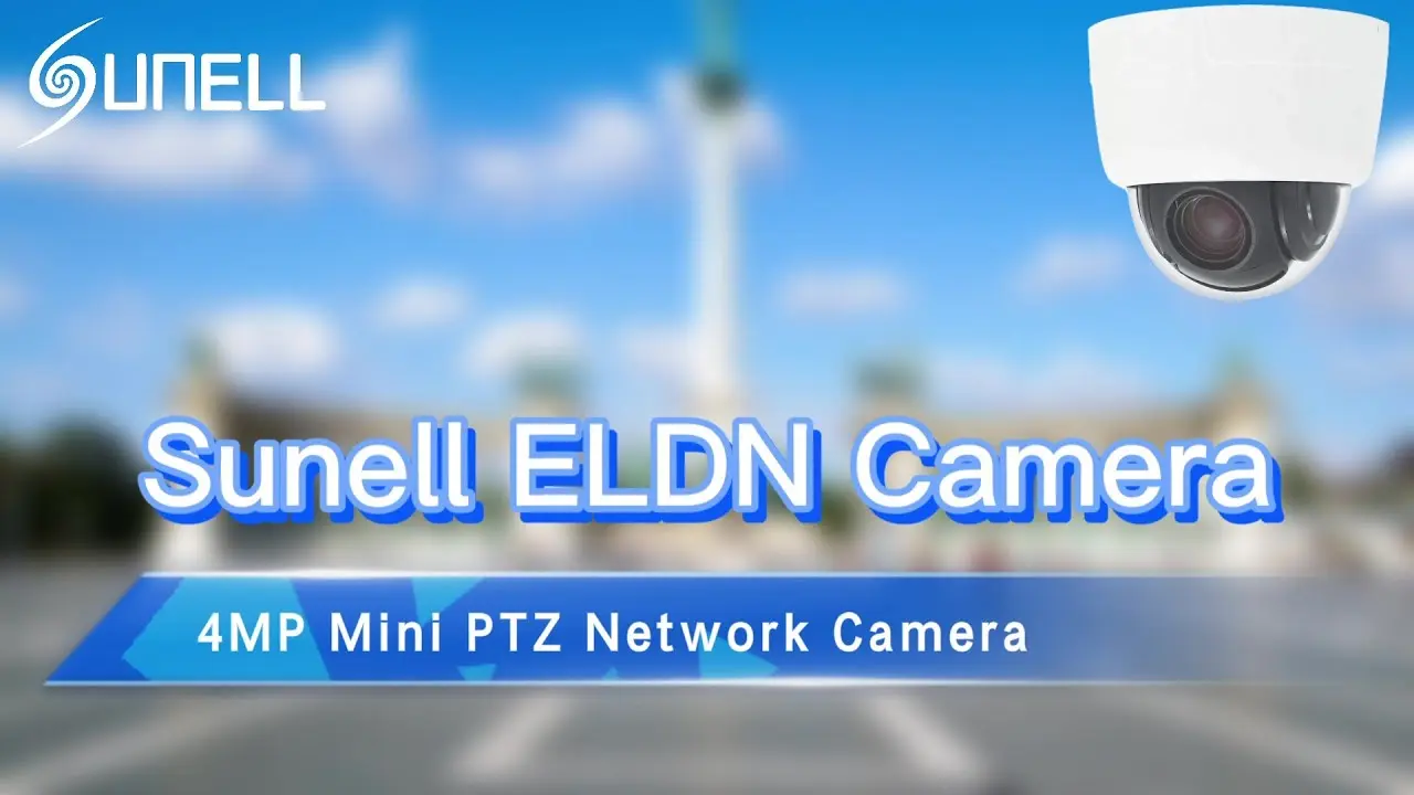 Cámara de red Sunell 4MP Mini PTZ