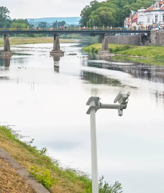 Solución de videovigilancia y gestión fluvial